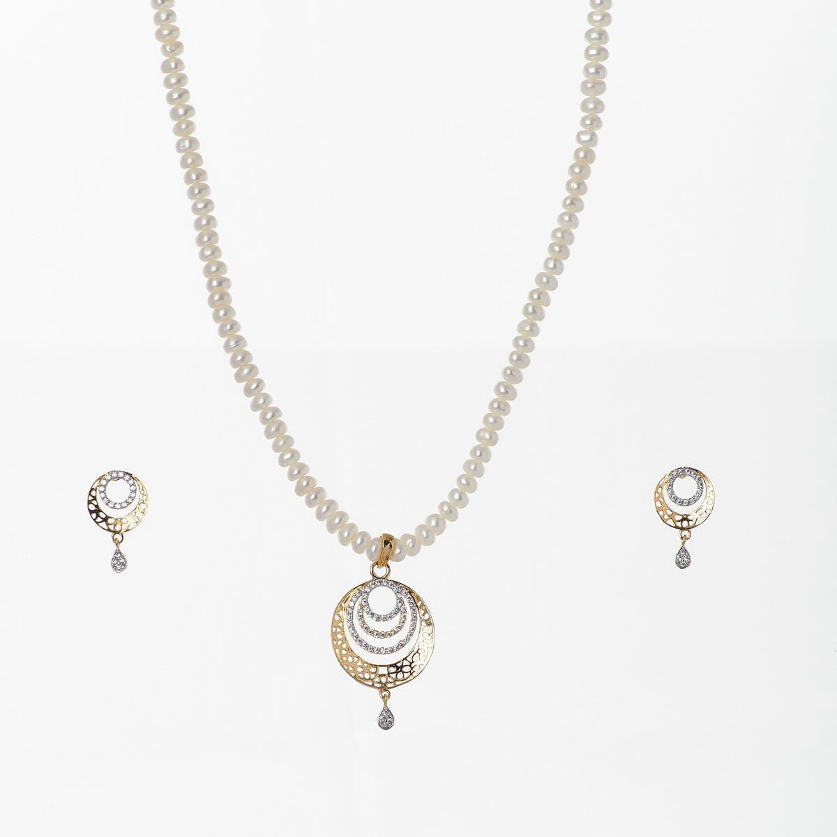 Trendy Pearl Necklace Set - Chandrani Pearls