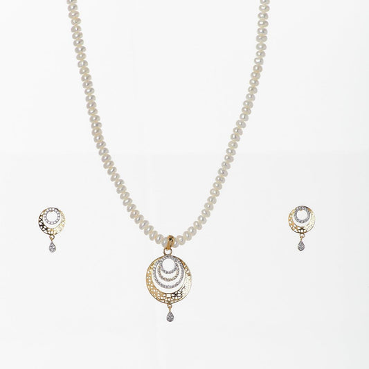 Trendy Pearl Necklace Set - Chandrani Pearls