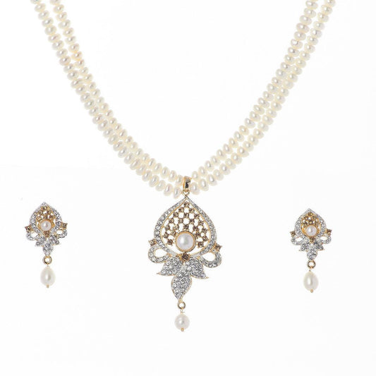 Trendy Pearl Necklace Set - Chandrani Pearls