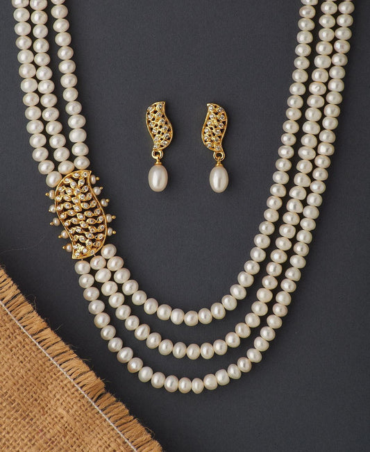 Trendy Pearl Necklace Set - Chandrani Pearls