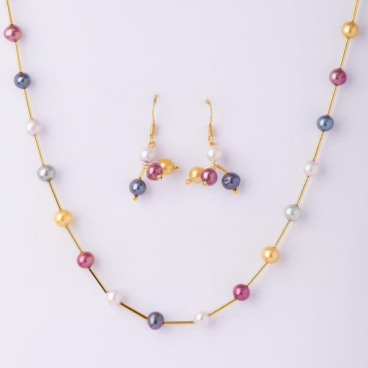 Trendy Pearl Necklace Set - Chandrani Pearls