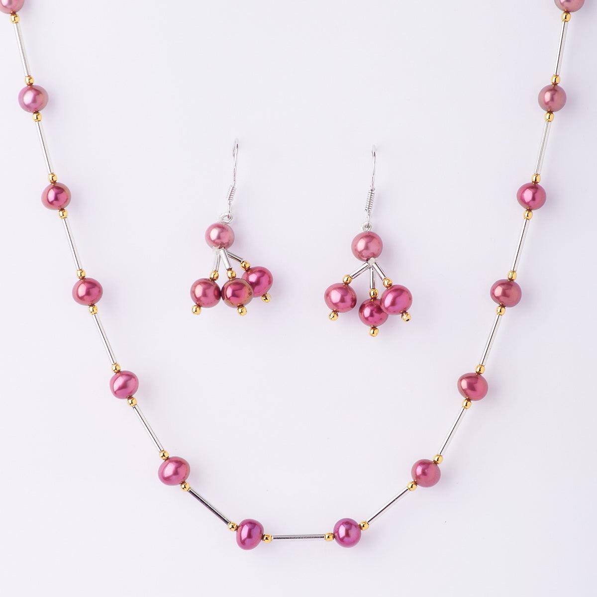 Trendy Pearl Necklace Set - Chandrani Pearls