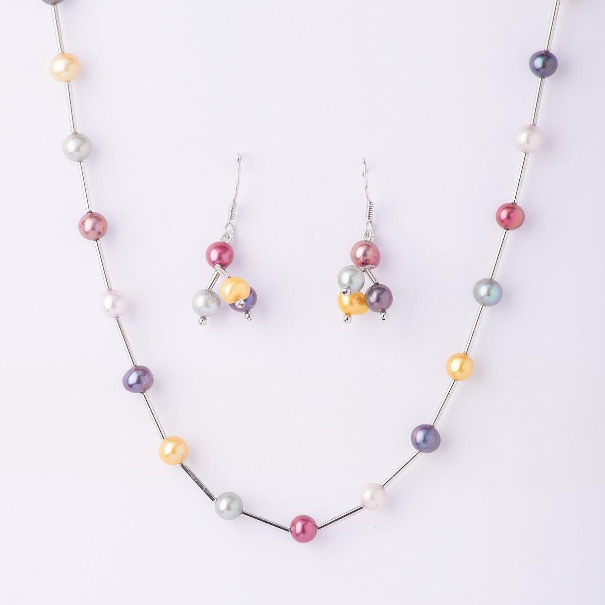 Trendy Pearl Necklace Set - Chandrani Pearls