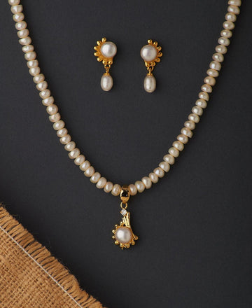 Trendy Pearl Necklace Set - Chandrani Pearls