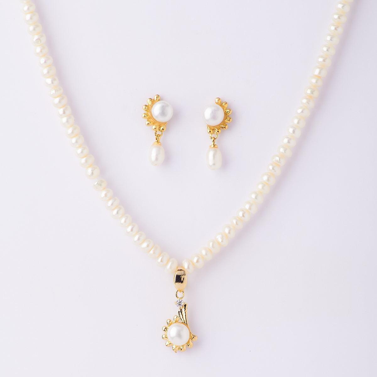 Trendy Pearl Necklace Set - Chandrani Pearls