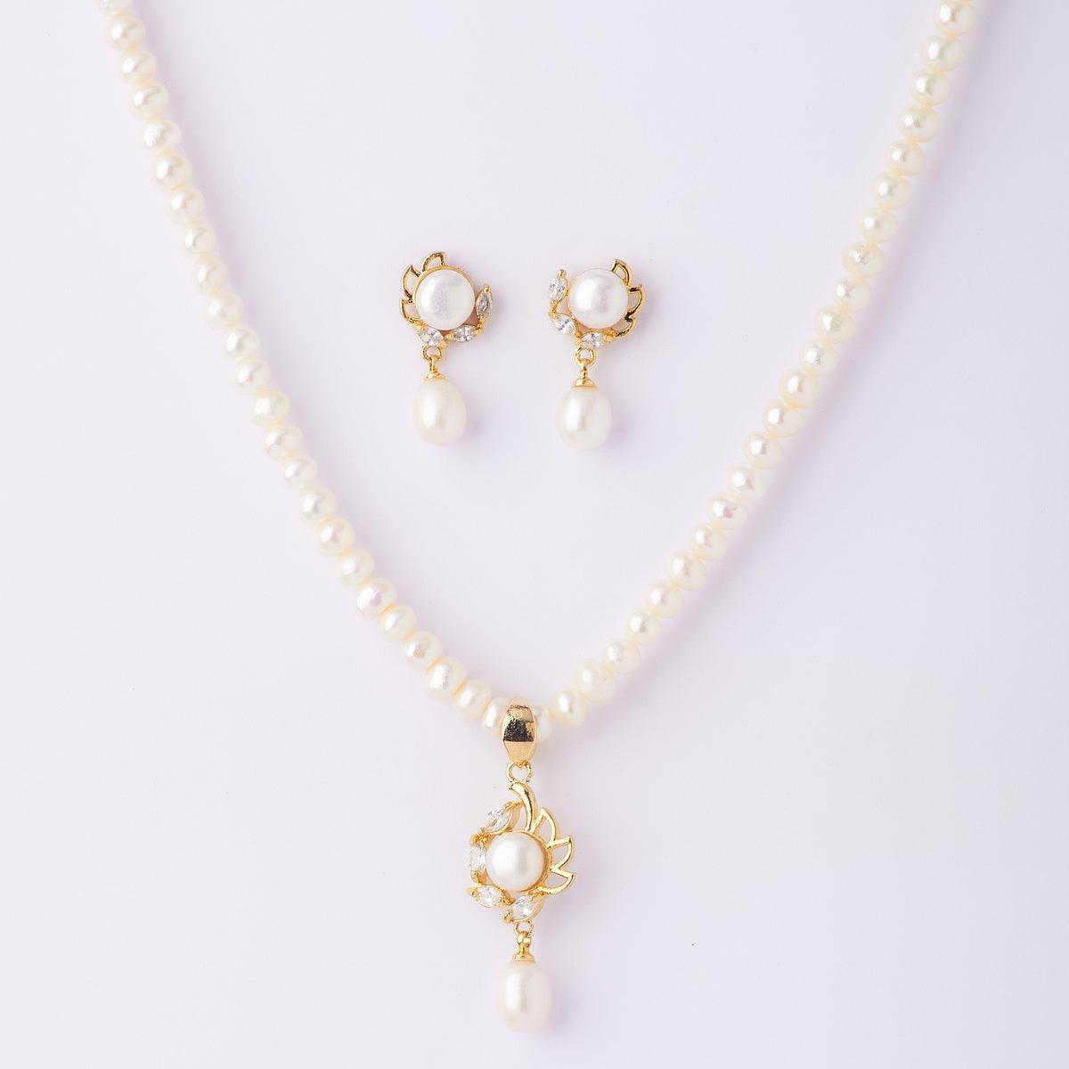 Trendy Pearl Necklace Set - Chandrani Pearls