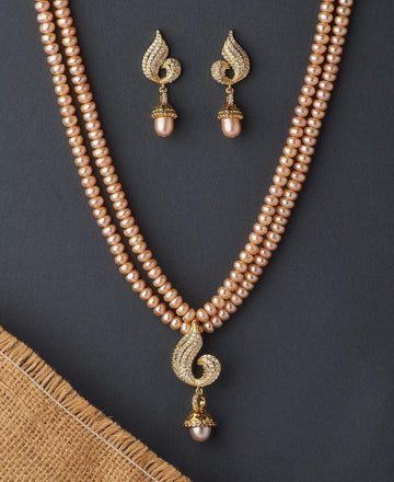 Trendy Pearl Necklace Set - Chandrani Pearls