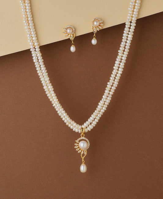 Trendy Pearl Necklace Set - Chandrani Pearls