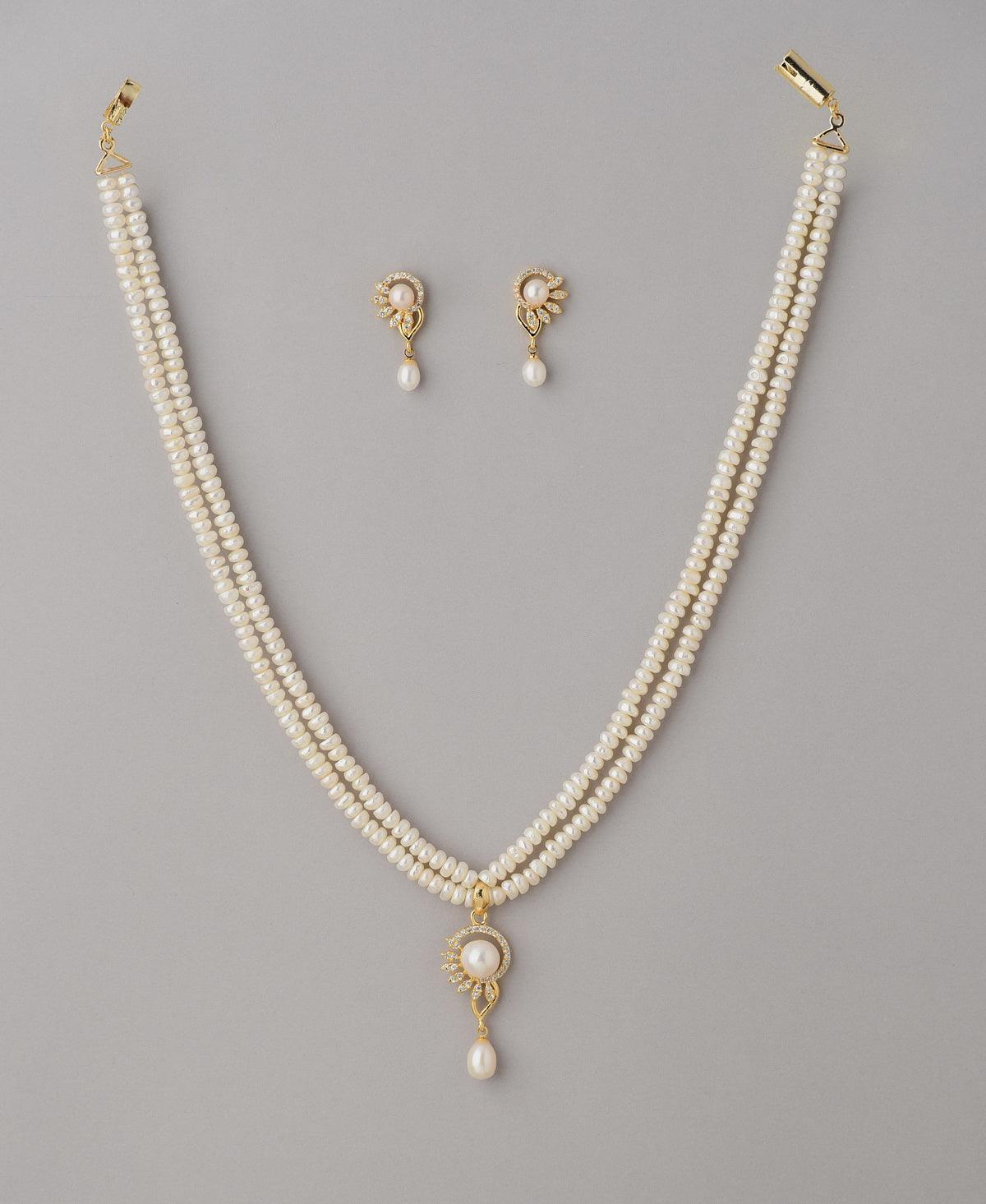 Trendy Pearl Necklace Set - Chandrani Pearls