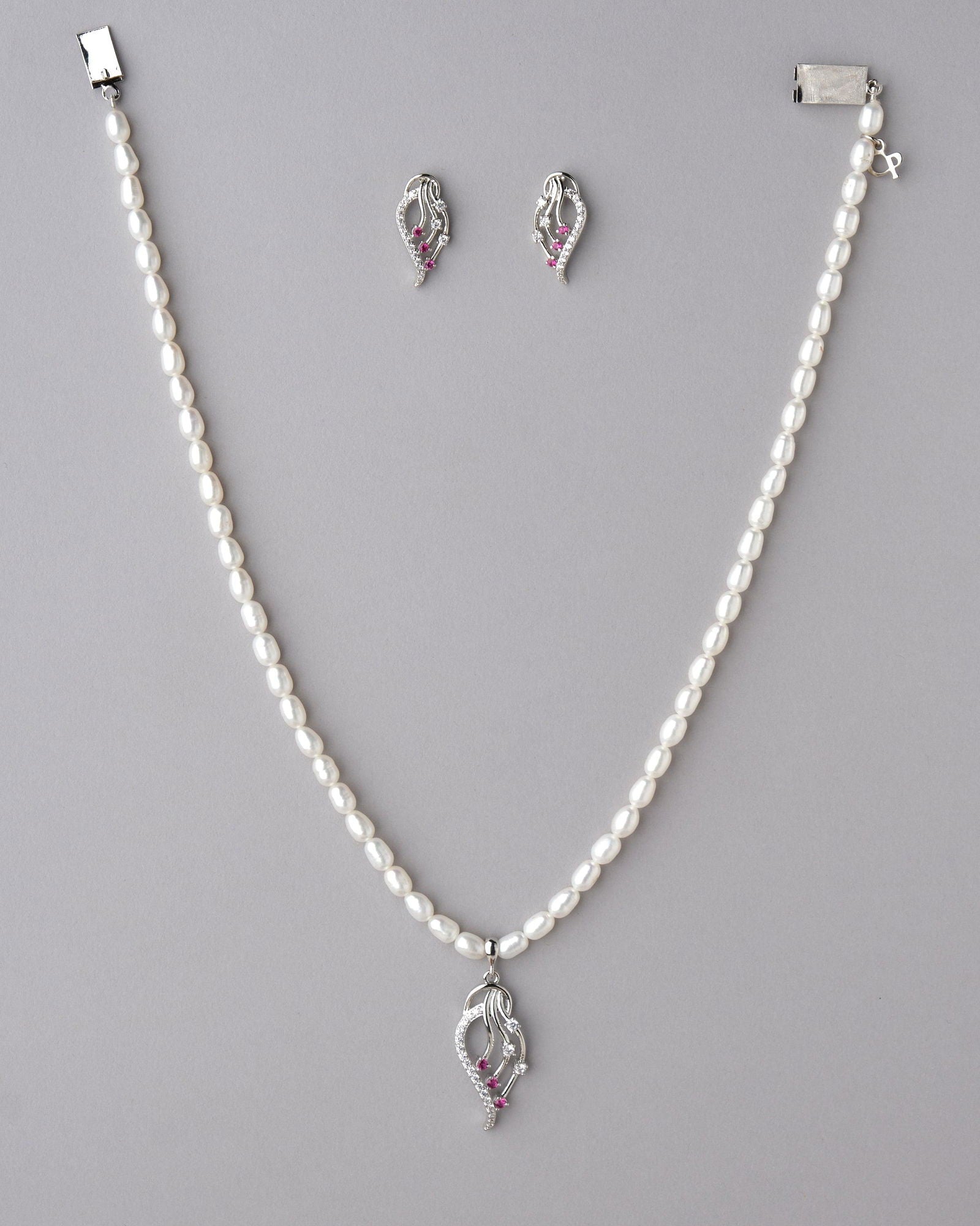 Trendy Pearl Necklace Set - Chandrani Pearls