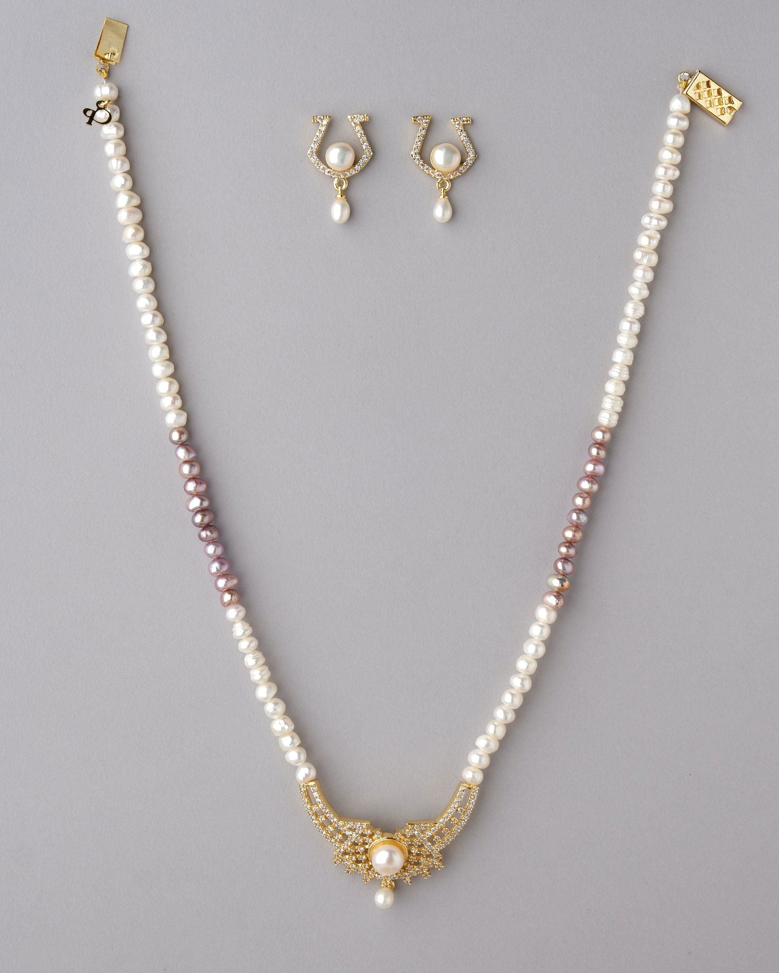 Trendy Pearl Necklace Set - Chandrani Pearls