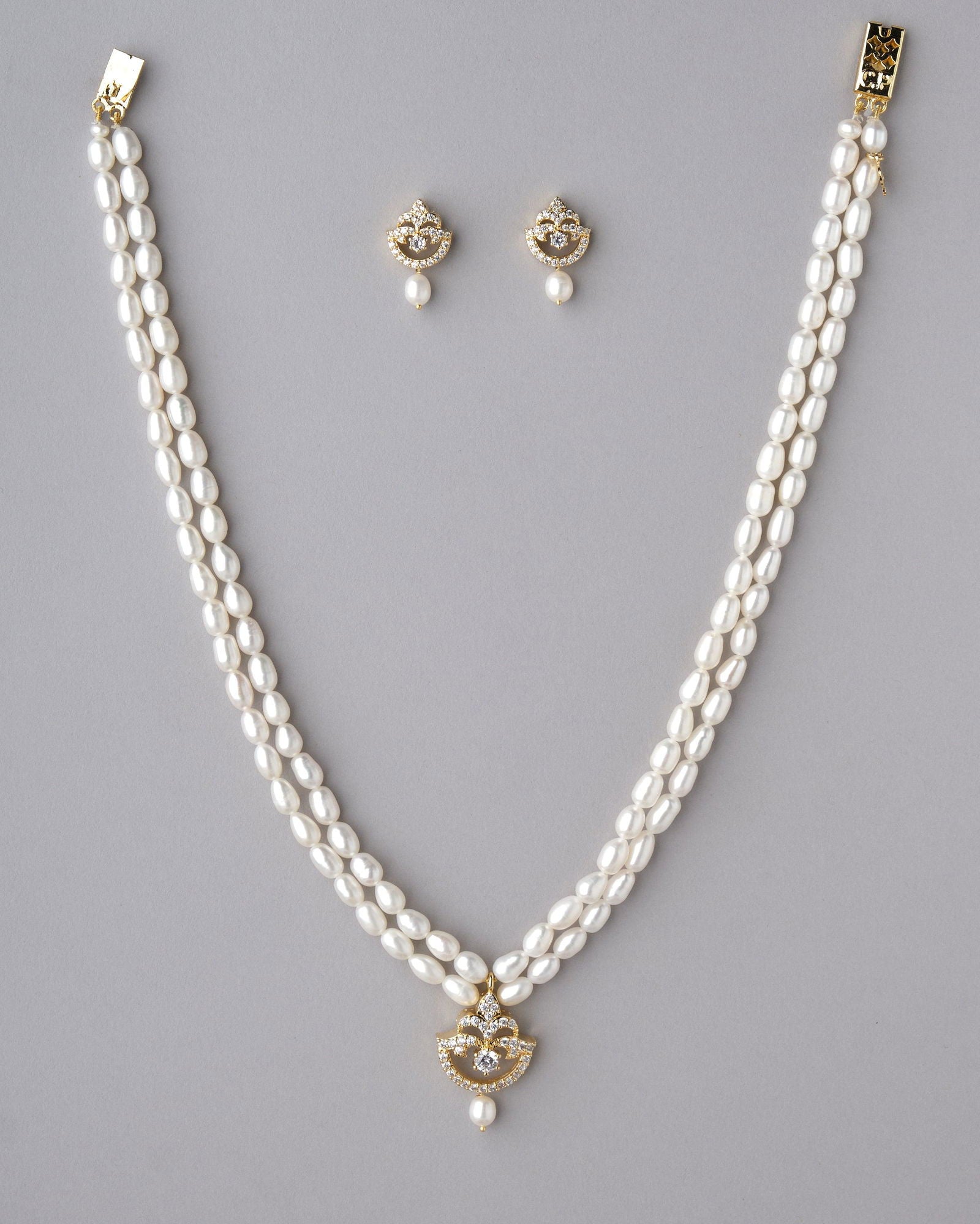 Trendy Pearl Necklace Set - Chandrani Pearls