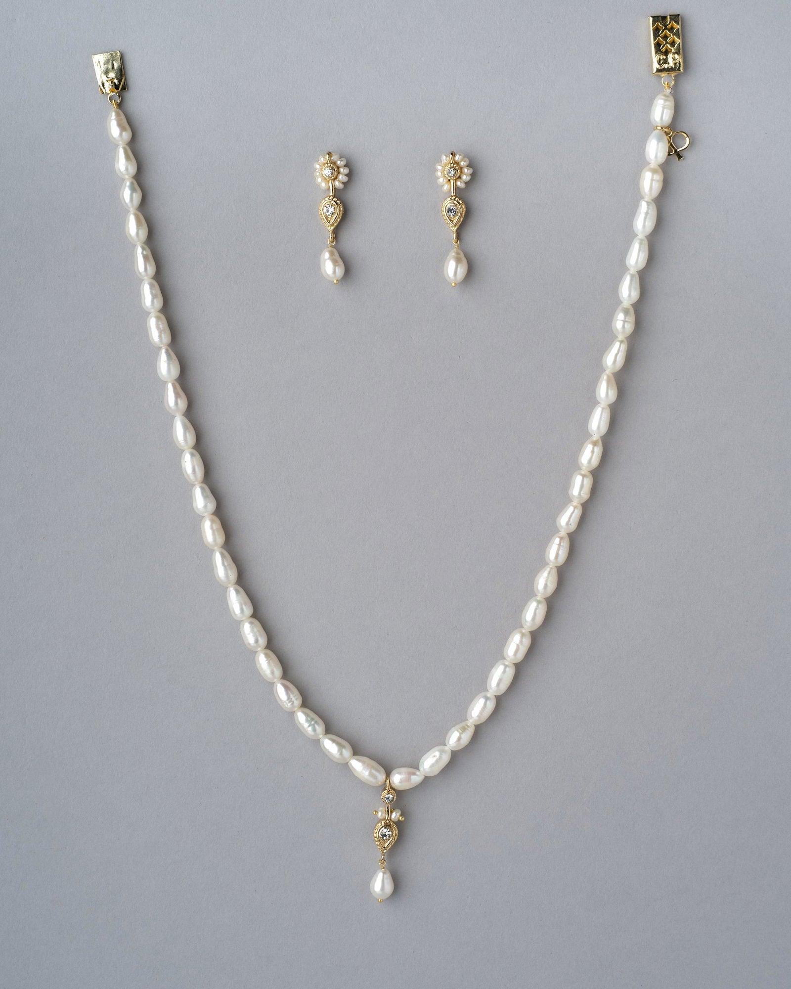 Trendy Pearl Necklace Set - Chandrani Pearls