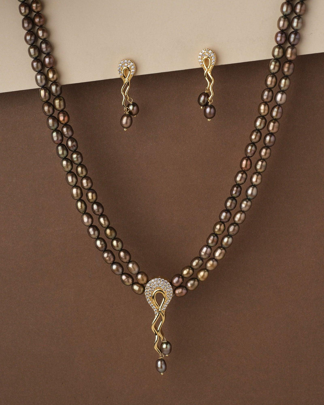 Trendy Pearl Necklace Set - Chandrani Pearls