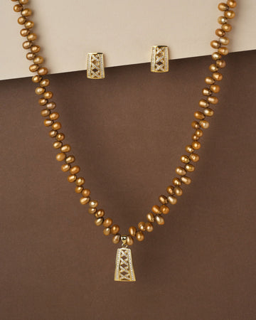 Trendy Pearl Necklace Set - Chandrani Pearls