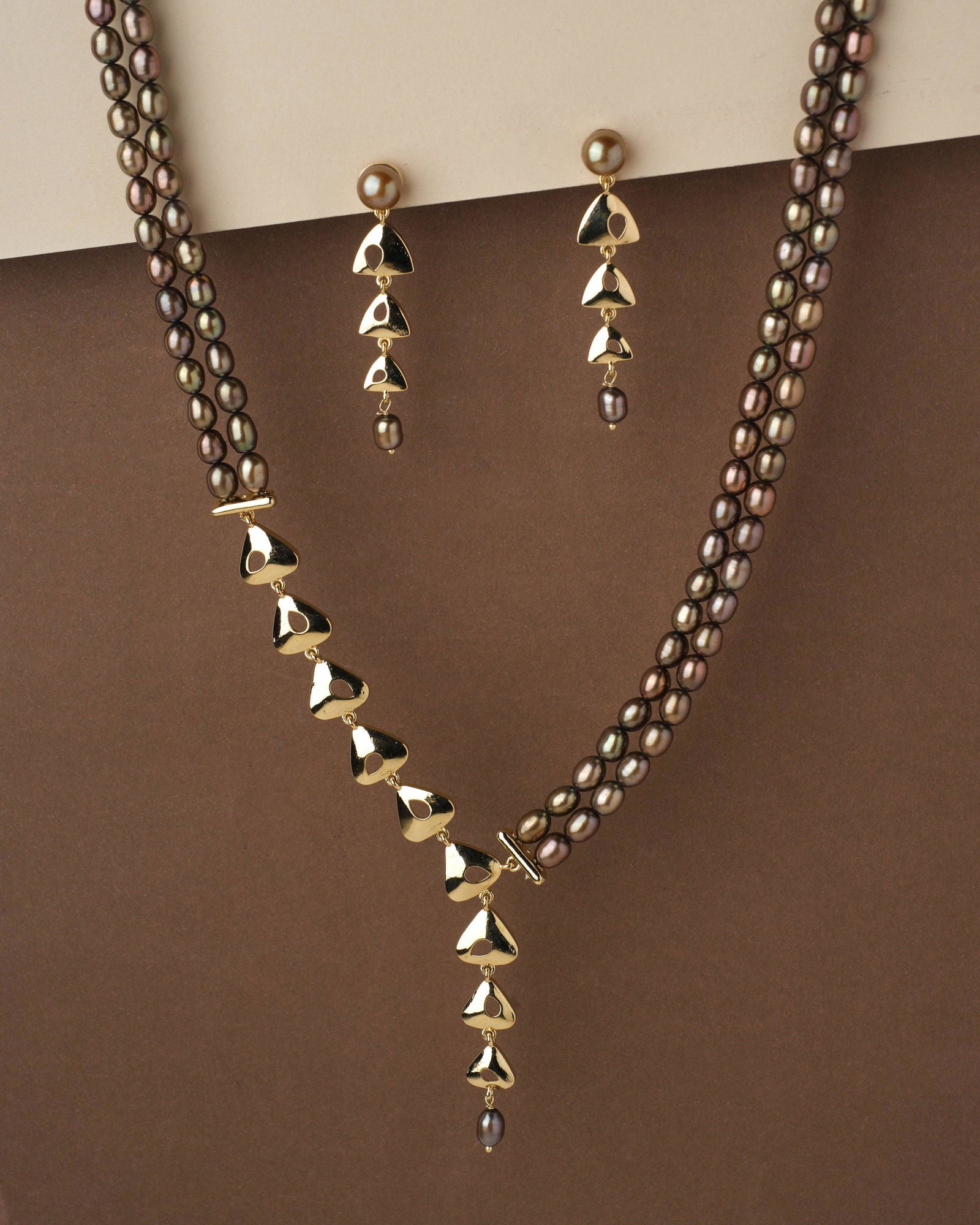 Trendy Pearl Necklace Set - Chandrani Pearls