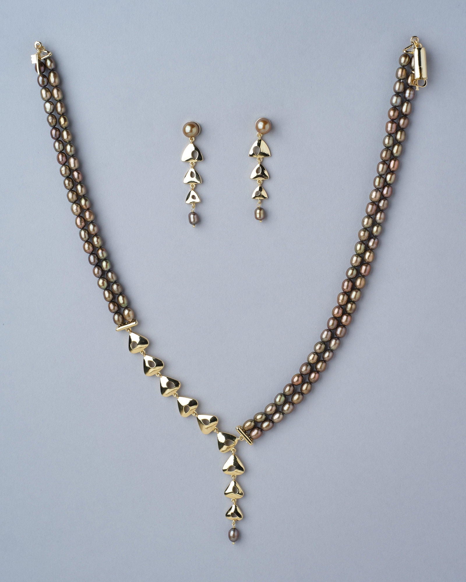 Trendy Pearl Necklace Set - Chandrani Pearls