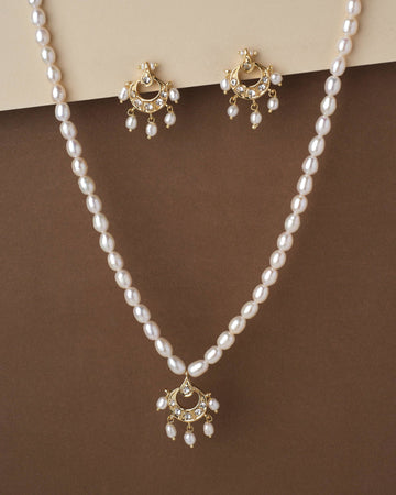 Trendy Pearl Necklace Set - Chandrani Pearls