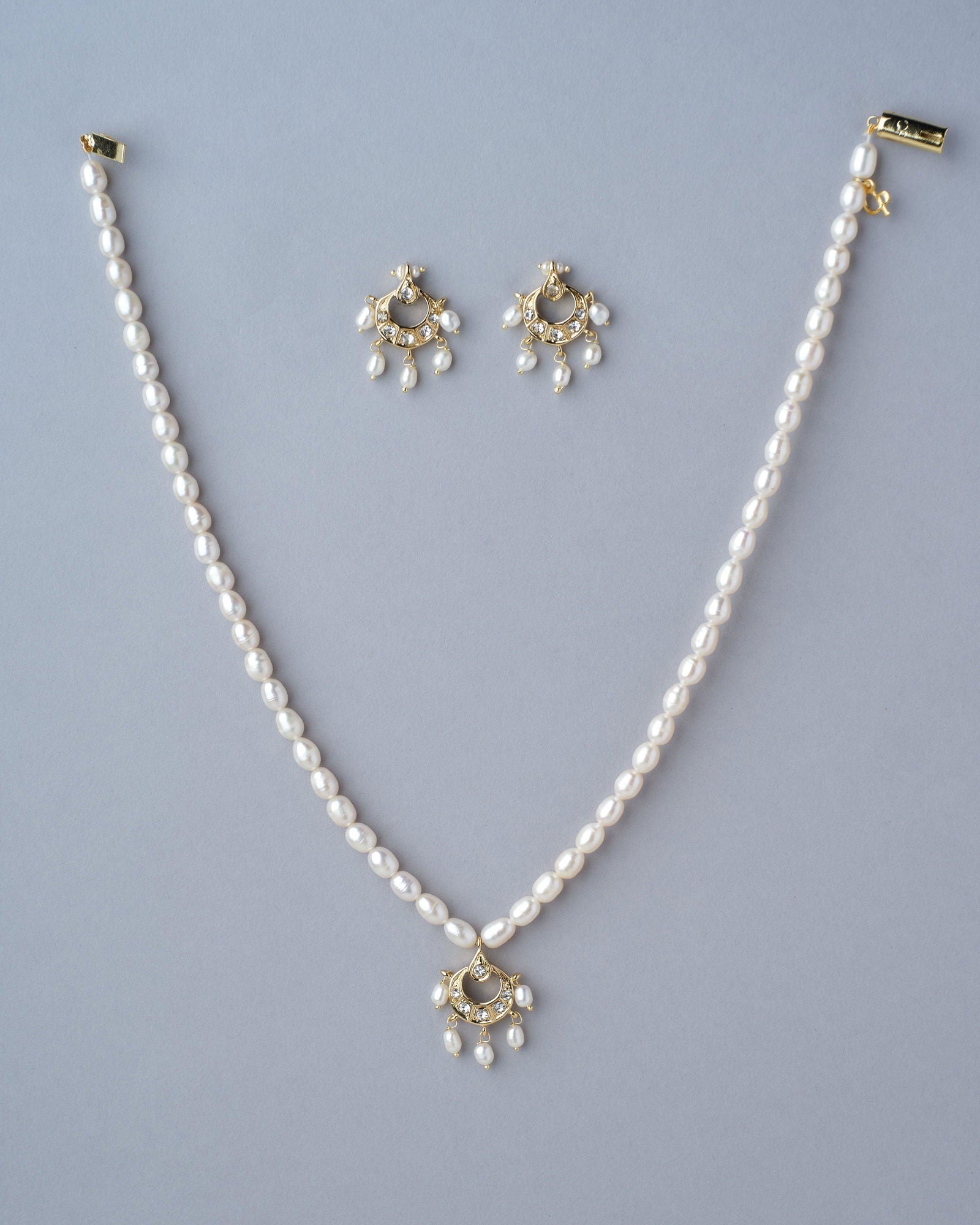 Trendy Pearl Necklace Set - Chandrani Pearls