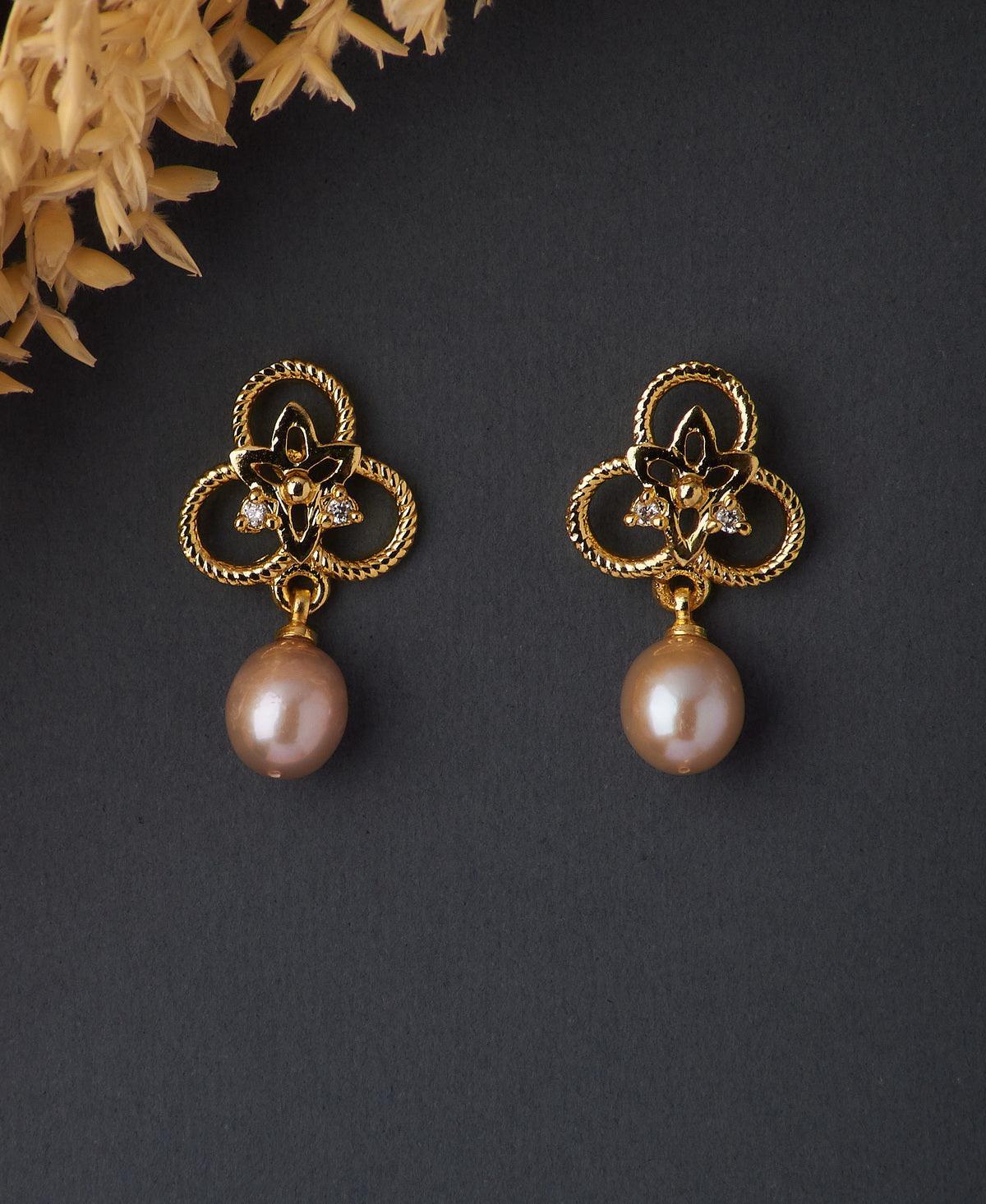 Trendy Pearl Stud Earring - Chandrani Pearls