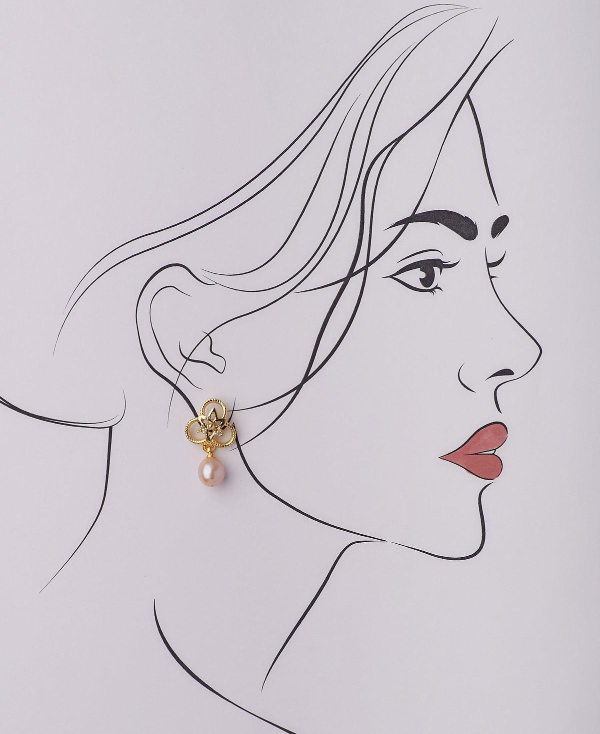 Trendy Pearl Stud Earring - Chandrani Pearls