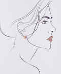 Trendy Pink Pearl Stud Earring - Chandrani Pearls