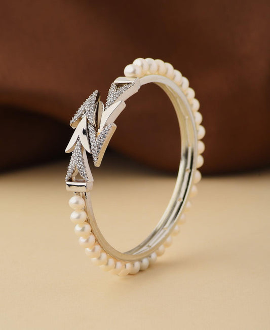 Trendy Real Pearl Bangle - Chandrani Pearls