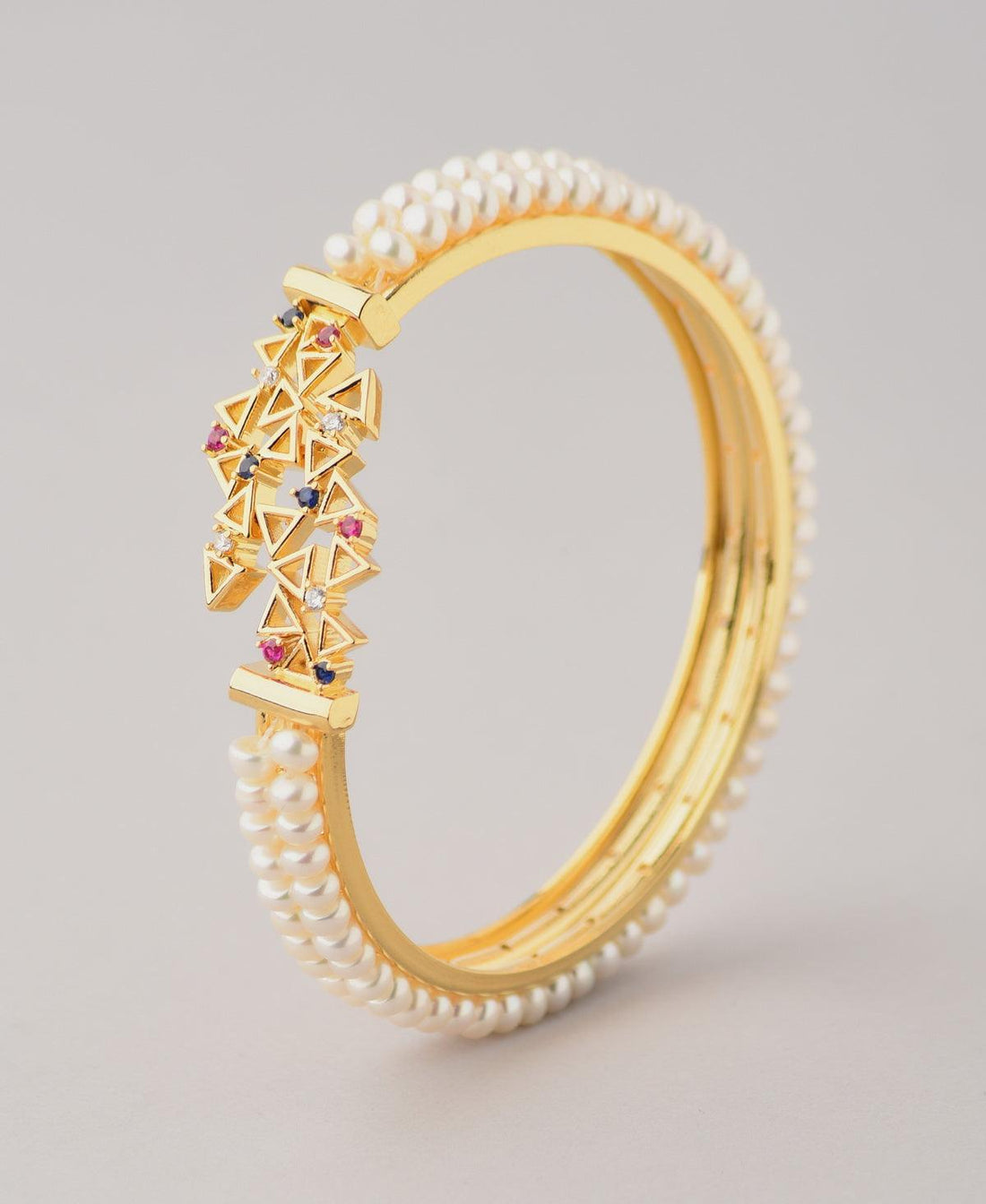 Trendy Real Pearl Bangle - Chandrani Pearls