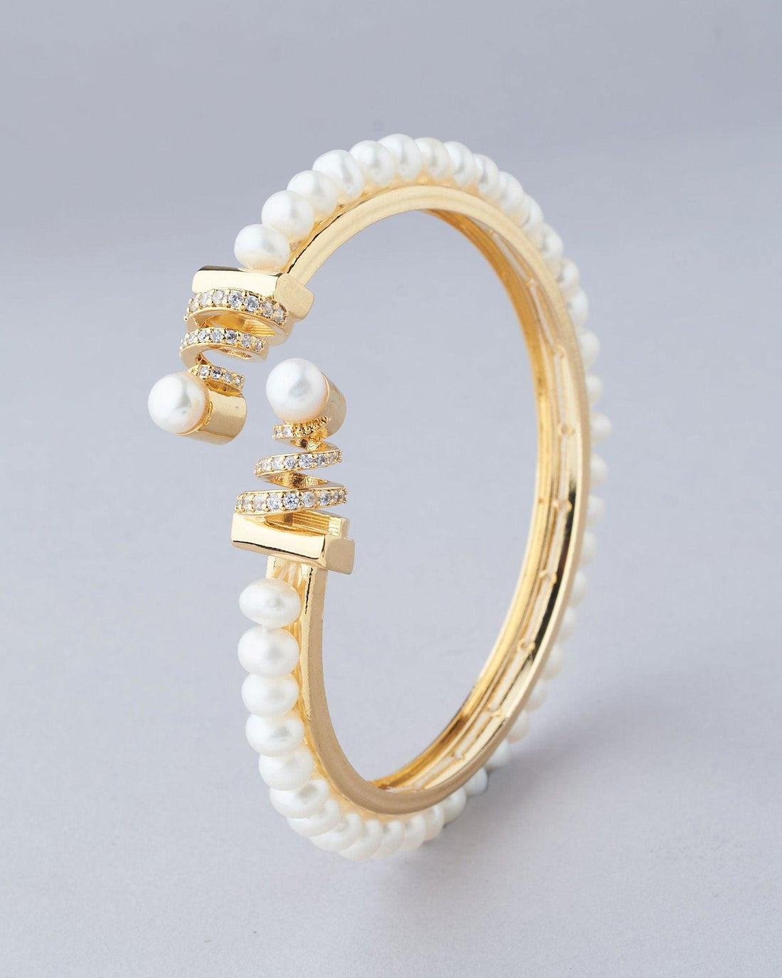 Trendy Real Pearl Bangle - Chandrani Pearls