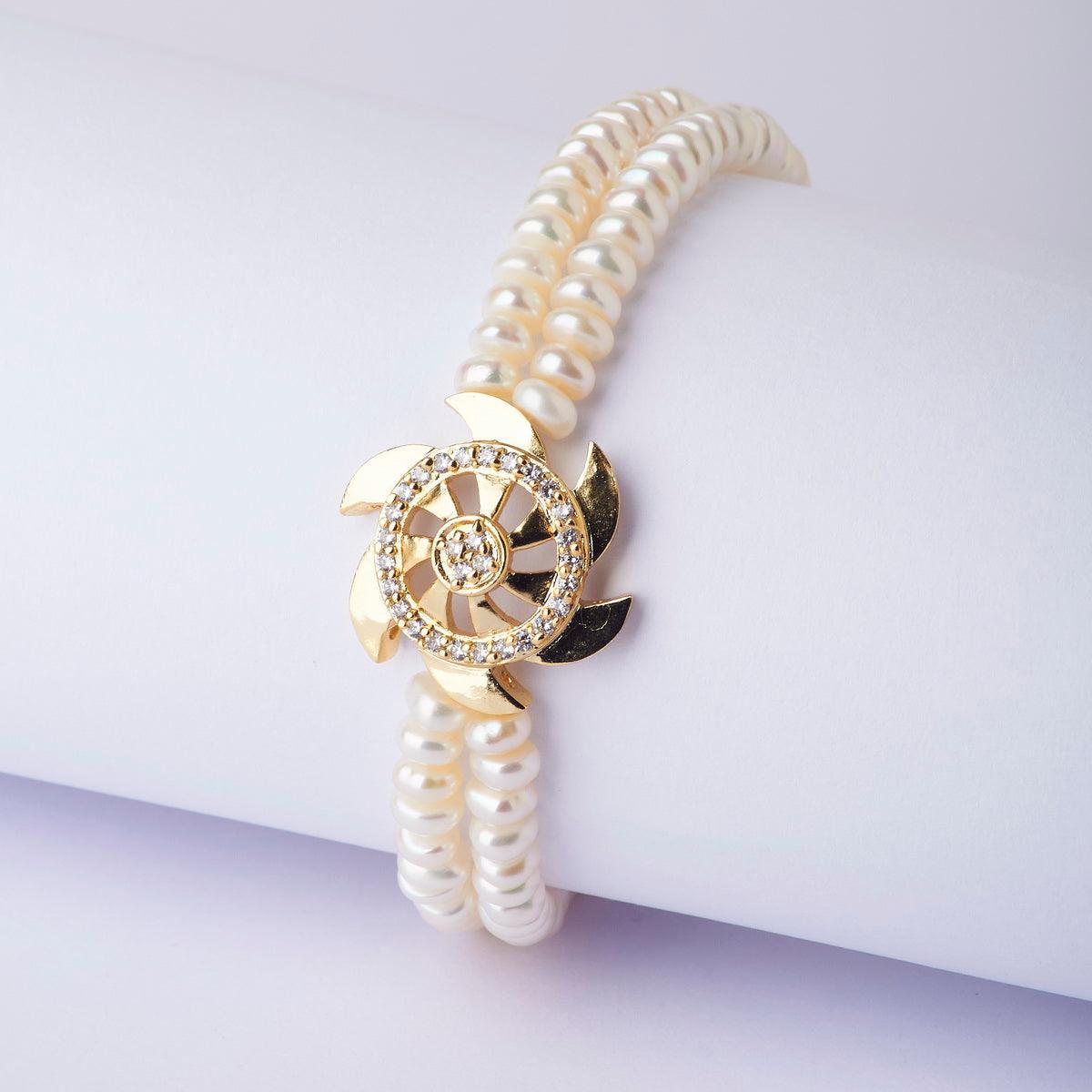 Trendy Real Pearl Bracelet - Chandrani Pearls