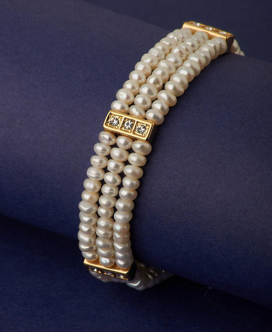 Trendy Real Pearl Bracelet - Chandrani Pearls