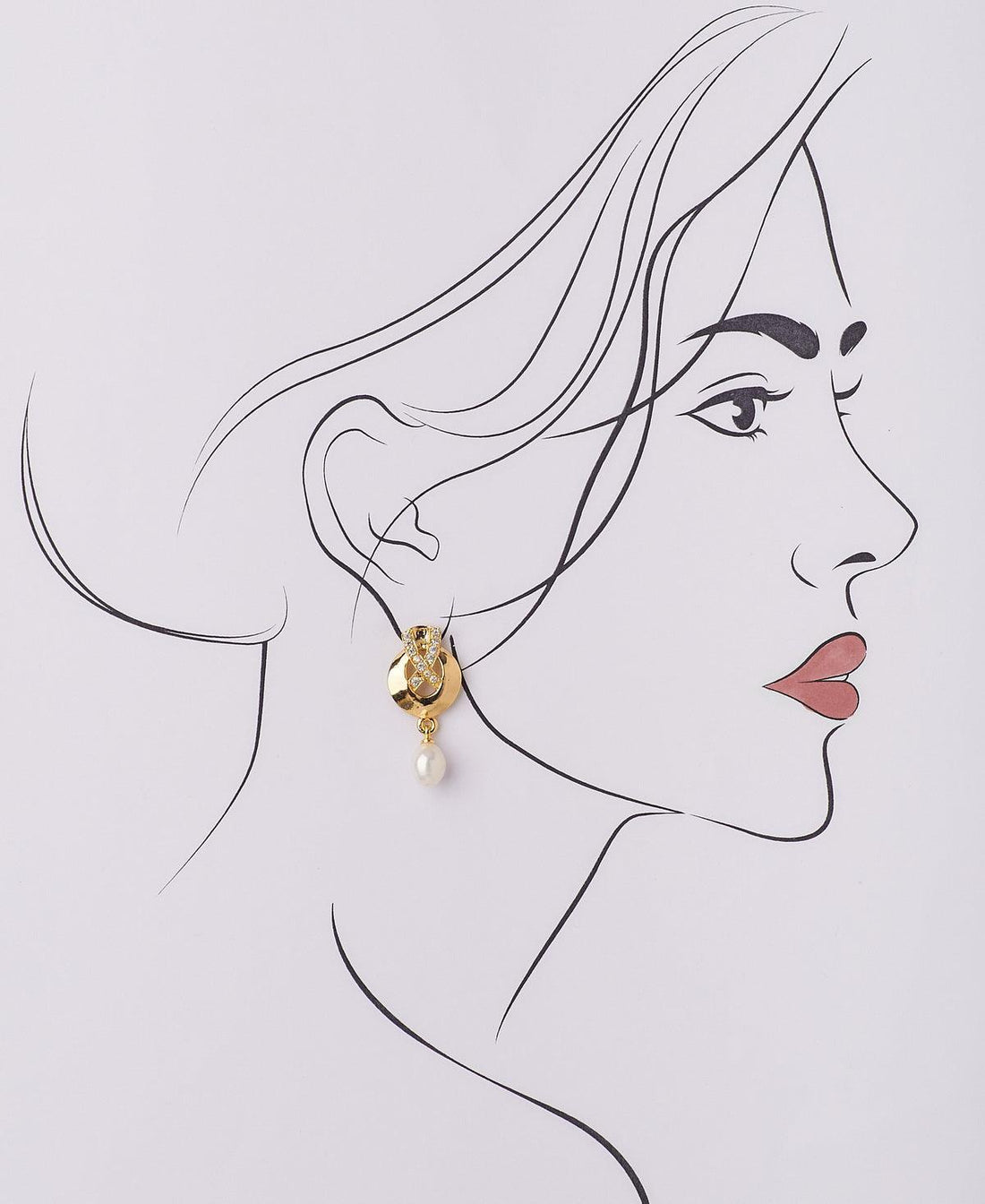 Trendy Real Pearl Hanging Earring - Chandrani Pearls