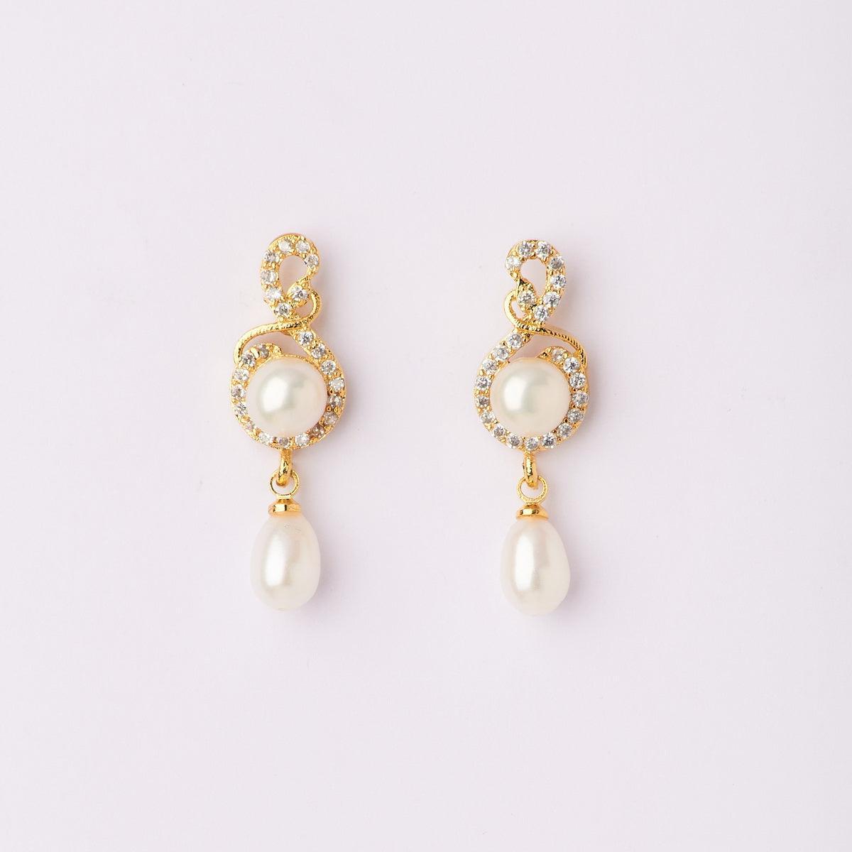 Trendy Real Pearl Hanging Earring - Chandrani Pearls