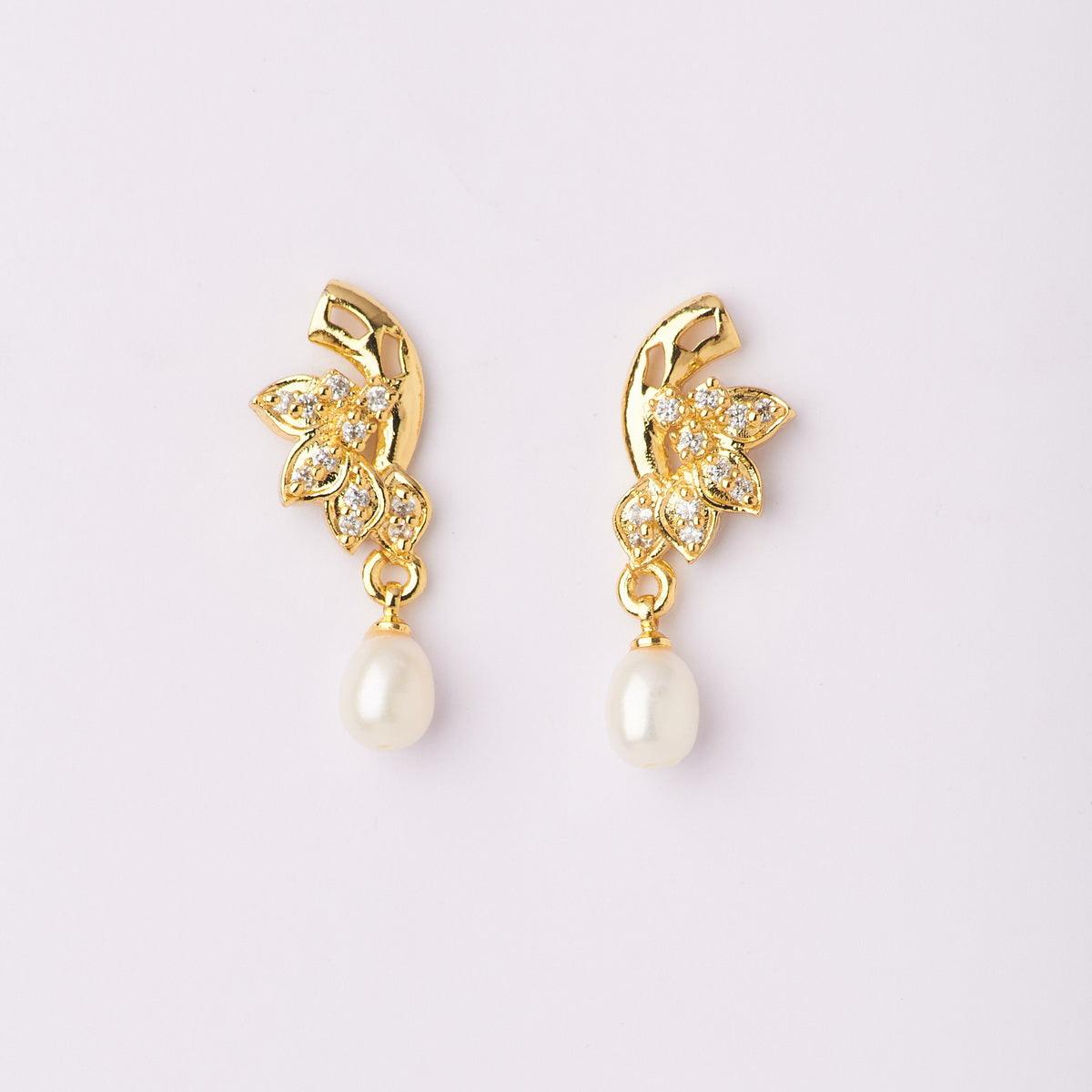 Trendy Real Pearl Hanging Earring - Chandrani Pearls