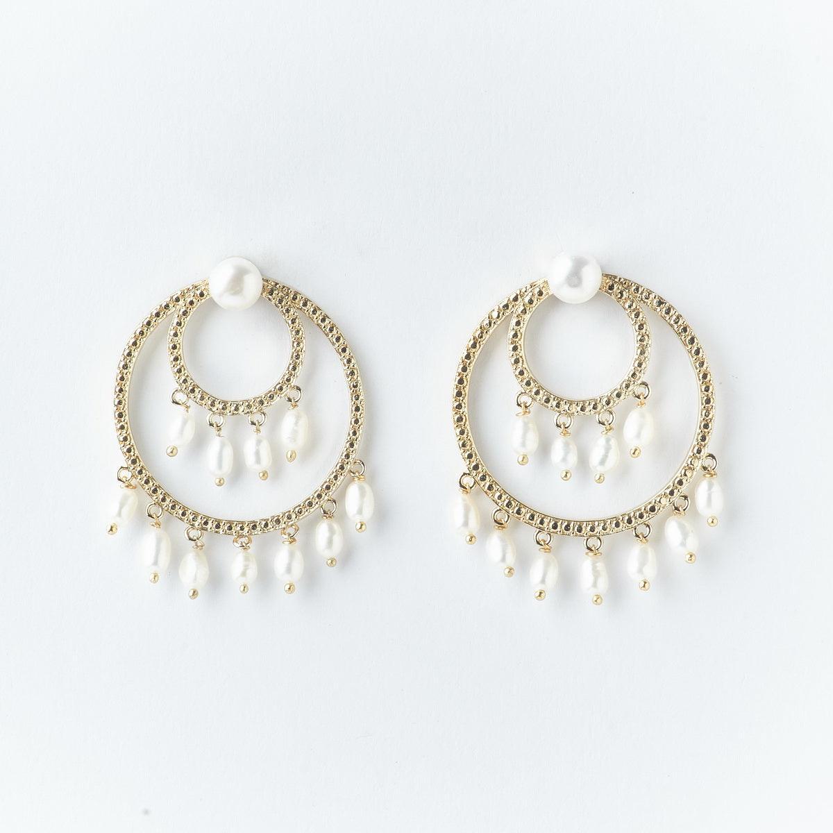 Trendy Real Pearl Jhumki Earring - Chandrani Pearls