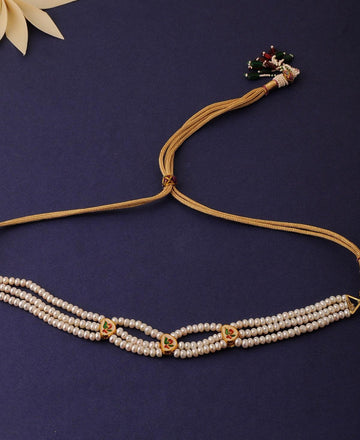 Trendy Real Pearl Necklace Choker - Chandrani Pearls