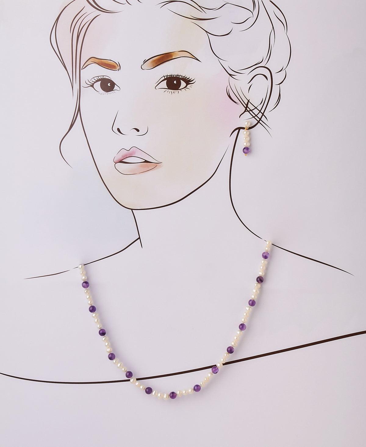 Trendy Real Pearl Necklace Set - Chandrani Pearls
