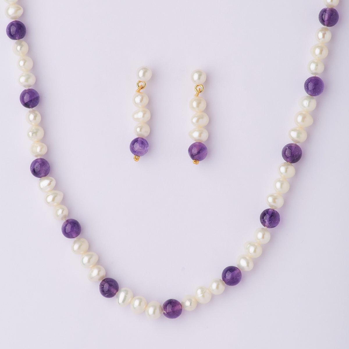 Trendy Real Pearl Necklace Set - Chandrani Pearls