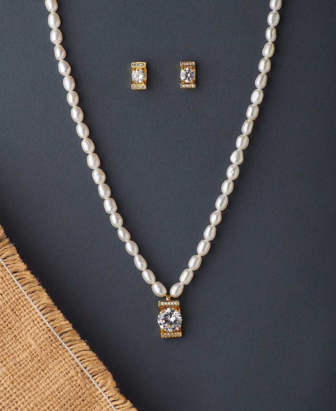 Trendy Real Pearl Necklace Set - Chandrani Pearls