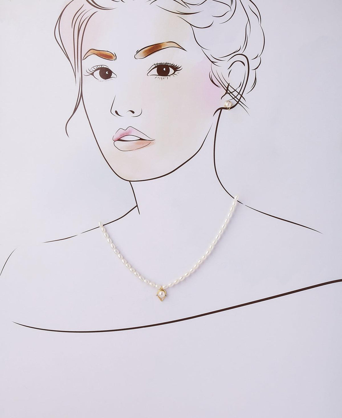 Trendy Real Pearl Necklace Set - Chandrani Pearls