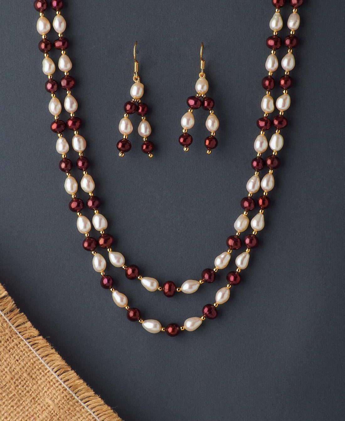 Trendy Real Pearl Necklace Set - Chandrani Pearls