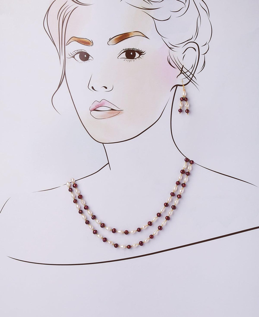 Trendy Real Pearl Necklace Set - Chandrani Pearls