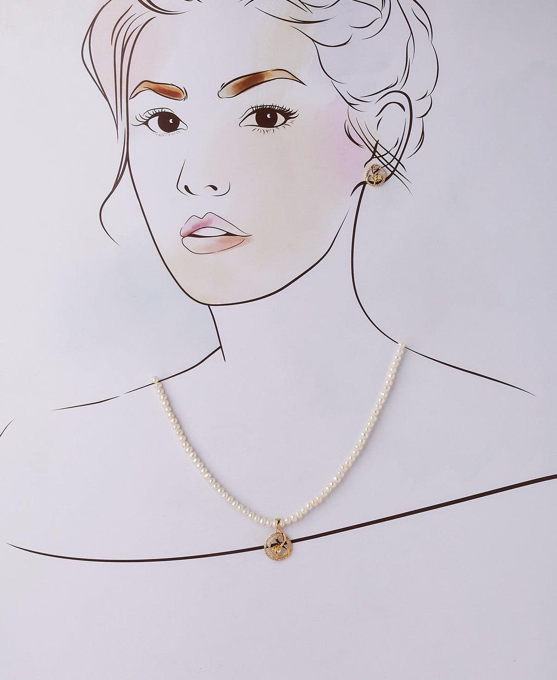 Trendy Real Pearl Necklace Set - Chandrani Pearls