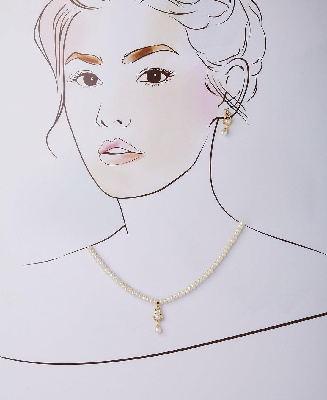 Trendy Real Pearl Necklace Set - Chandrani Pearls