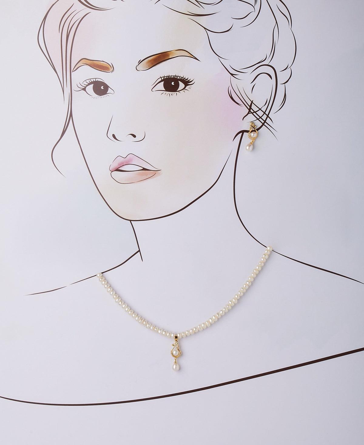 Trendy Real Pearl Necklace Set - Chandrani Pearls