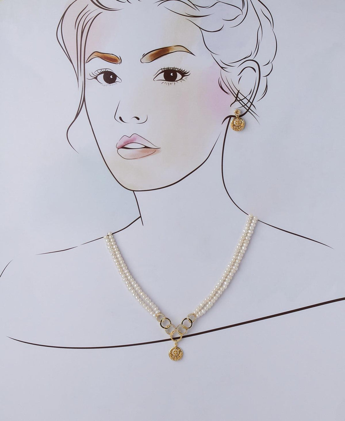 Trendy Real Pearl Necklace Set - Chandrani Pearls