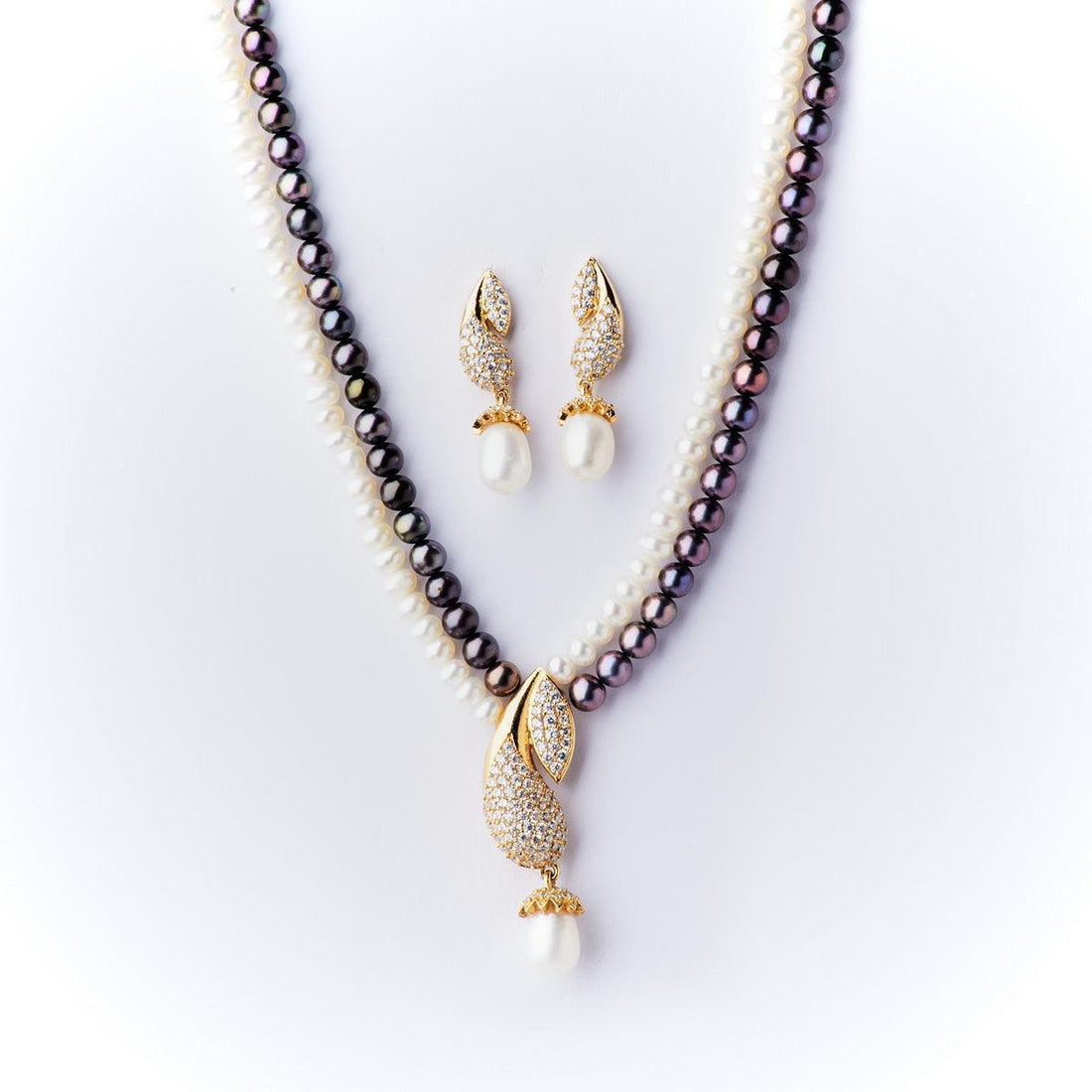 Trendy Real Pearl Necklace Set - Chandrani Pearls