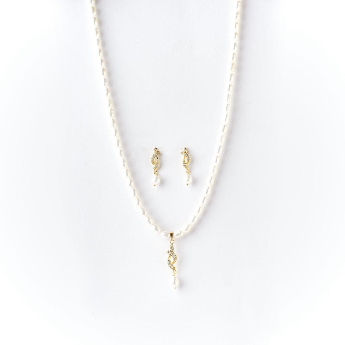 Trendy Real Pearl Necklace Set - Chandrani Pearls