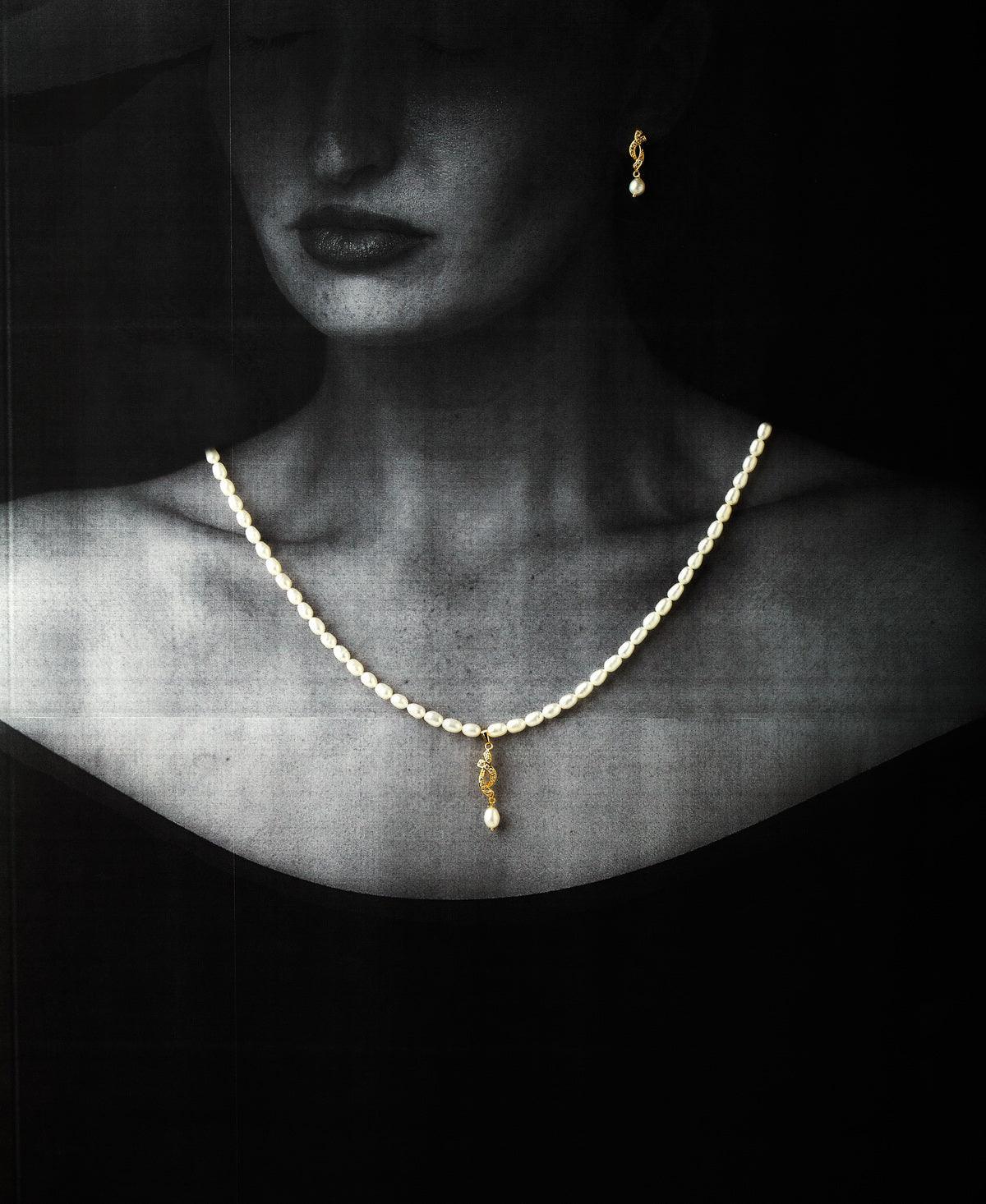 Trendy Real Pearl Necklace Set - Chandrani Pearls
