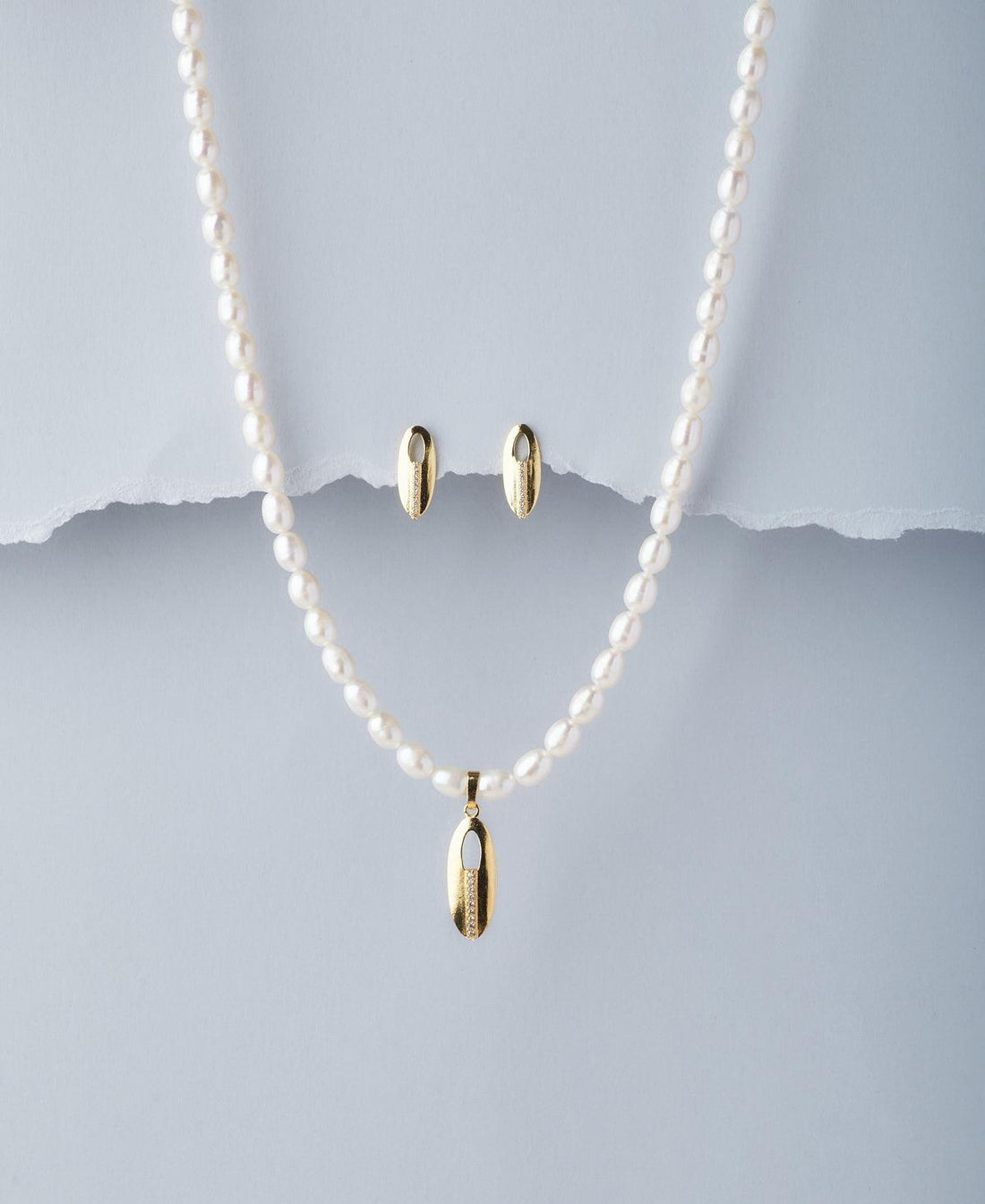 Trendy Real Pearl Necklace Set - Chandrani Pearls